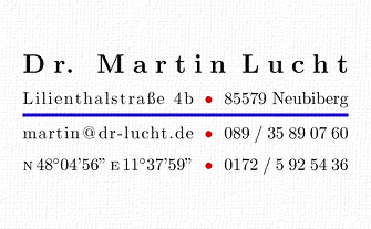 Dr. Martin Lucht